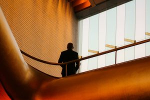 thanks to Taylor Nicole, Unsplash for the image - business leader standing alone on staircase